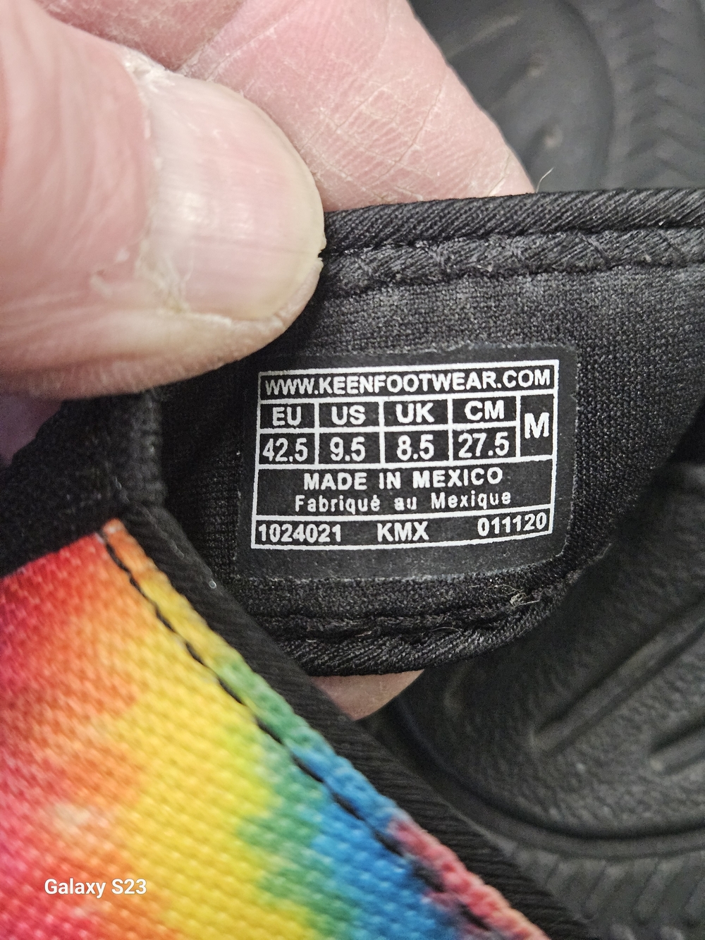 Keen Kona Flip Flops with  Straps Ith Tie Dye Colorway - Picture 6 of 6